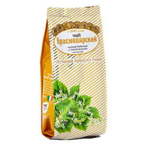 Black long leaf  Tea with with honey linden - Hand Picked Tea 100g