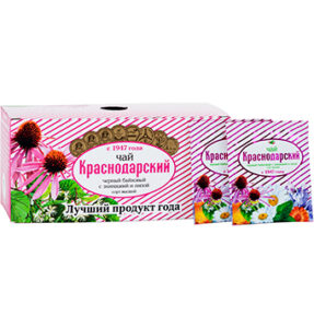 Black tea with echinacea and linden 25 tea bags, 50g